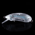 Wholesale CB032-0 5cm 5.8g Artificial Hard Bait DIY Unpainted Blank Crankbait Fishing Lures