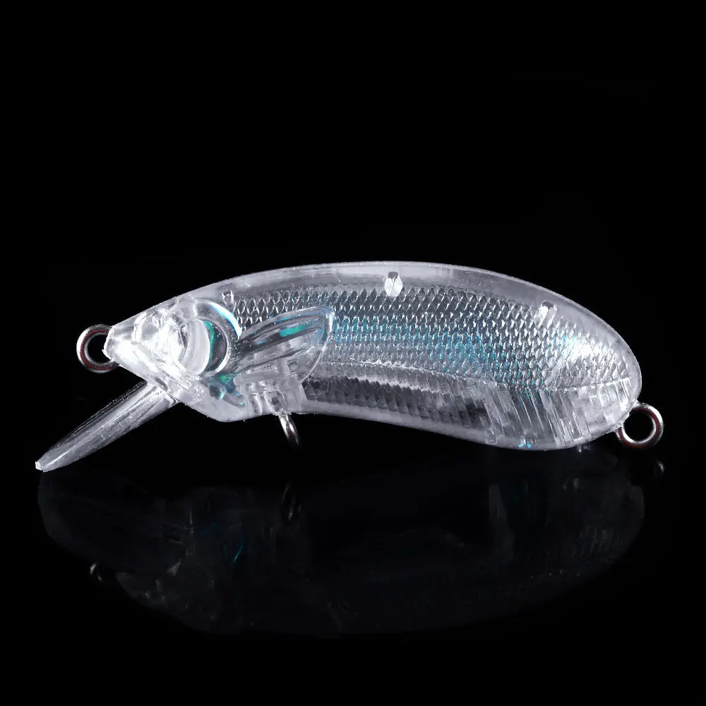Wholesale CB032-0 5cm 5.8g Artificial Hard Bait DIY Unpainted Blank Crankbait Fishing Lures