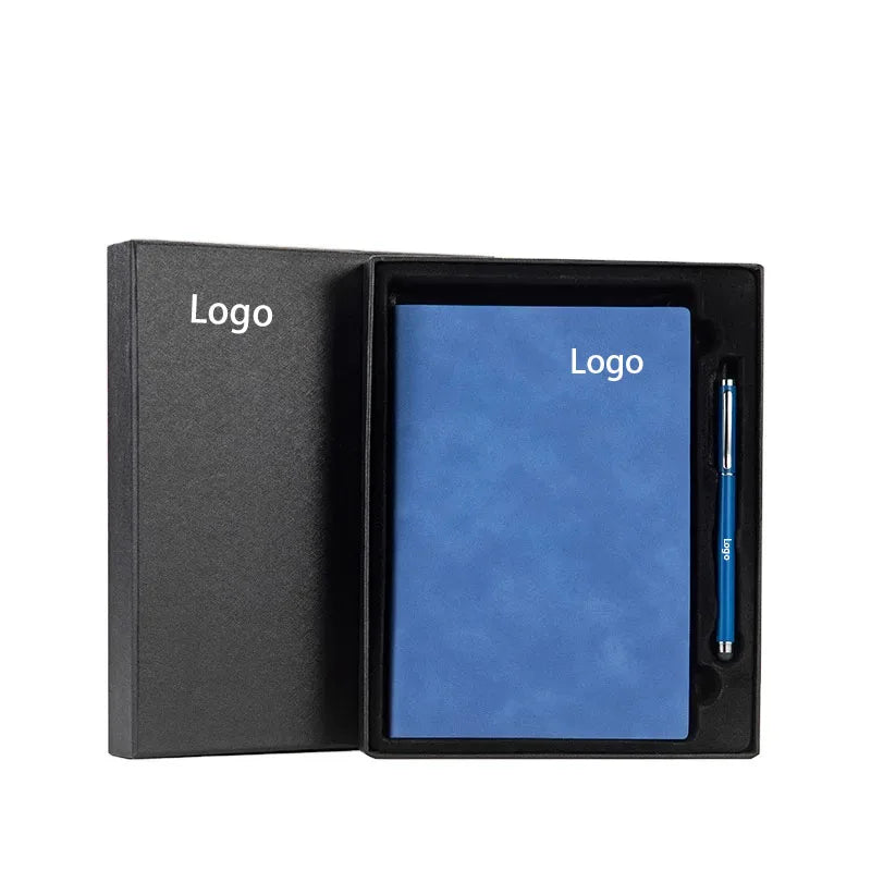 2025 Luxury Hardcover Notebook Set Hiqh Quality Custom Logo Sketchbooks with Pen Planner Printing for Gifts