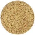 Handmade Large Round Woven Placemats Heat Resistant Water Hyacinth Wicker Placemats