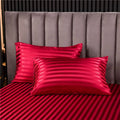 2 Pieces Satin Pillowcase for Hair and Skin Silk Satin Pillowcase 2 Pack/Queen Size Pillow Cases Set of 2