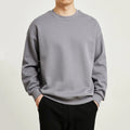 Men's 100% Heavy Cotton French Terry Print Crewneck Luxury Quality Oversized Drop Shoulder ODM Designer Custom Streetwear