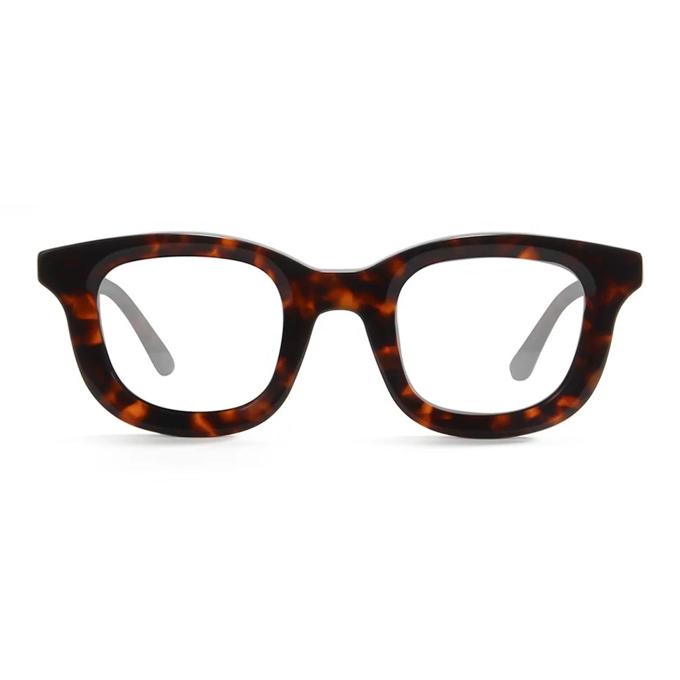 Handmade Retro Round Optical Glasses Frame for Men Women Thick Acetate Myopia Prescription Eyeglasses Oversized Spectacle Frame