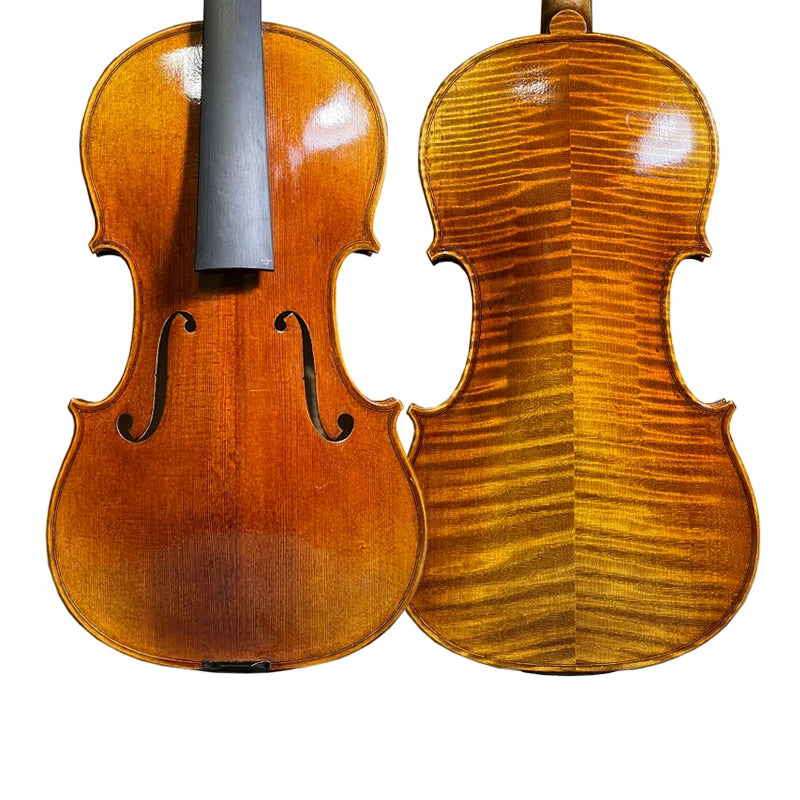 Sinomusik Brand New Hot Selling Professional Handmade Violin with Rubbed Oil Painting HV10