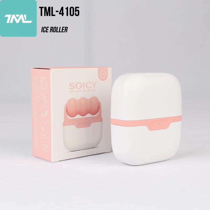 NEW Product SOICY S30 ICE Roller W Shaped V Shaped Mini Portable Ice Roller for Face Skin