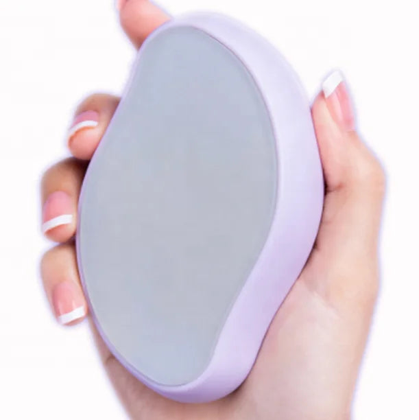 Crystal Manual Hair Eraser Painless Safety Epilator Nono Hair Removal Rotating Disc for Body & Beauty Easy Clean Nano Glass 85g