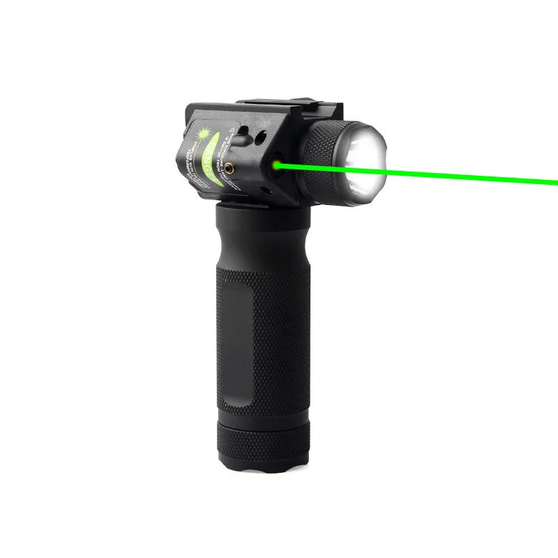 Rechargeable Tactical Laser Scope Compact Green DOT Laser Scope with 20mm  Mount for Hunting LED Flashlight