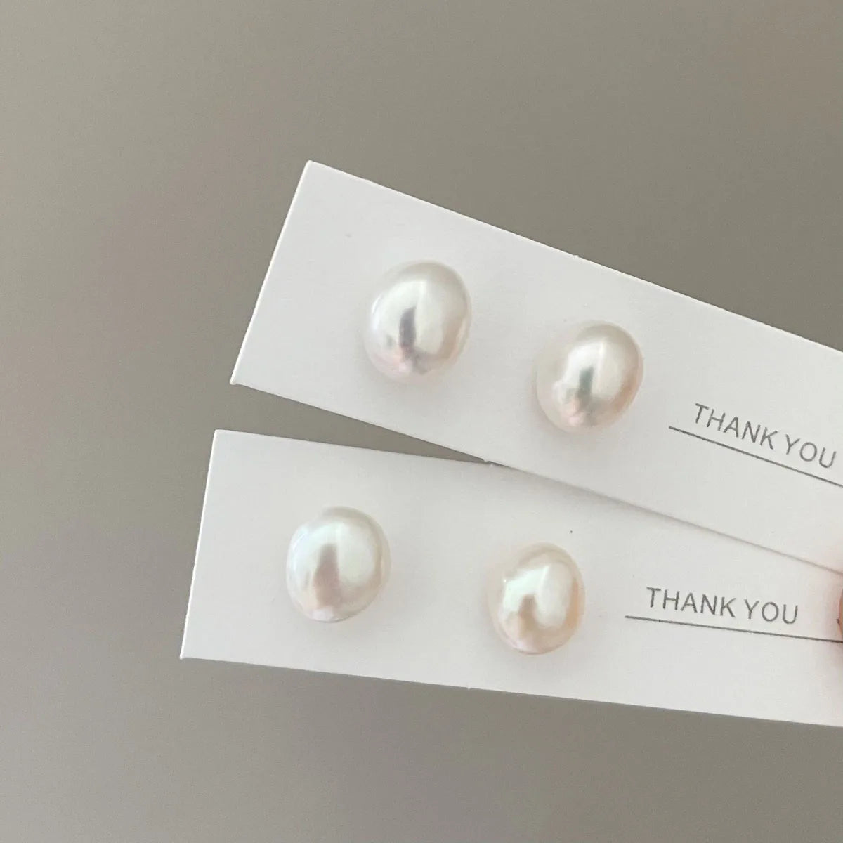 Best Quality 8-9mm Baroque Pearls 925 Sterling Silver Natural Freshwater Pearl Stud Earrings
