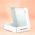 Custom Logo Corrugated Cardboard Mailer Box Matt Lamination Embossing Recycled Materials Folding Shoes Clothes Box Packaging