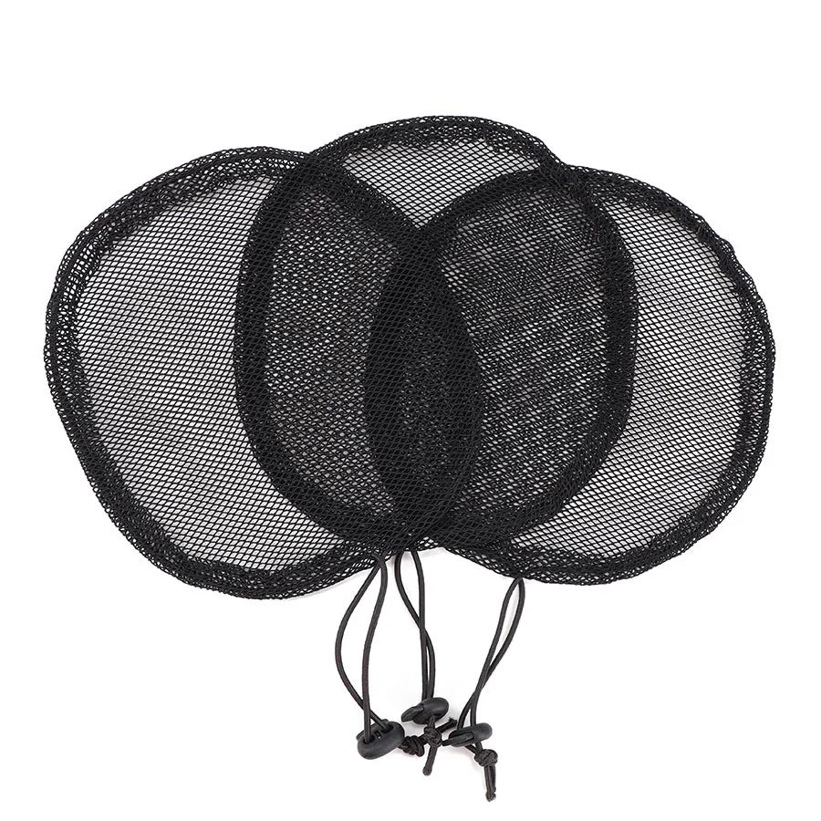 Quality Ponytail Hair Net Base Wig Cap for Making Afro Puff Drawstring Ponytail Adjustable Strap Wig Accessories Weave Hair Bun