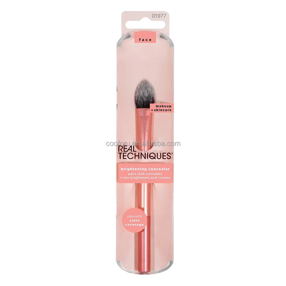 1977 Real Technique Synthetic Bristles Perfect Fingertip Tapered Shaped Brightening Concealer Cosmetic Make up Makeup Brush Set