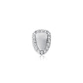Hip Hop Punk Style Single Teeth Grill with Micro Pave Diamond Zircon Gift Body Jewelry Made of Gold Plated Brass Copper Alloy
