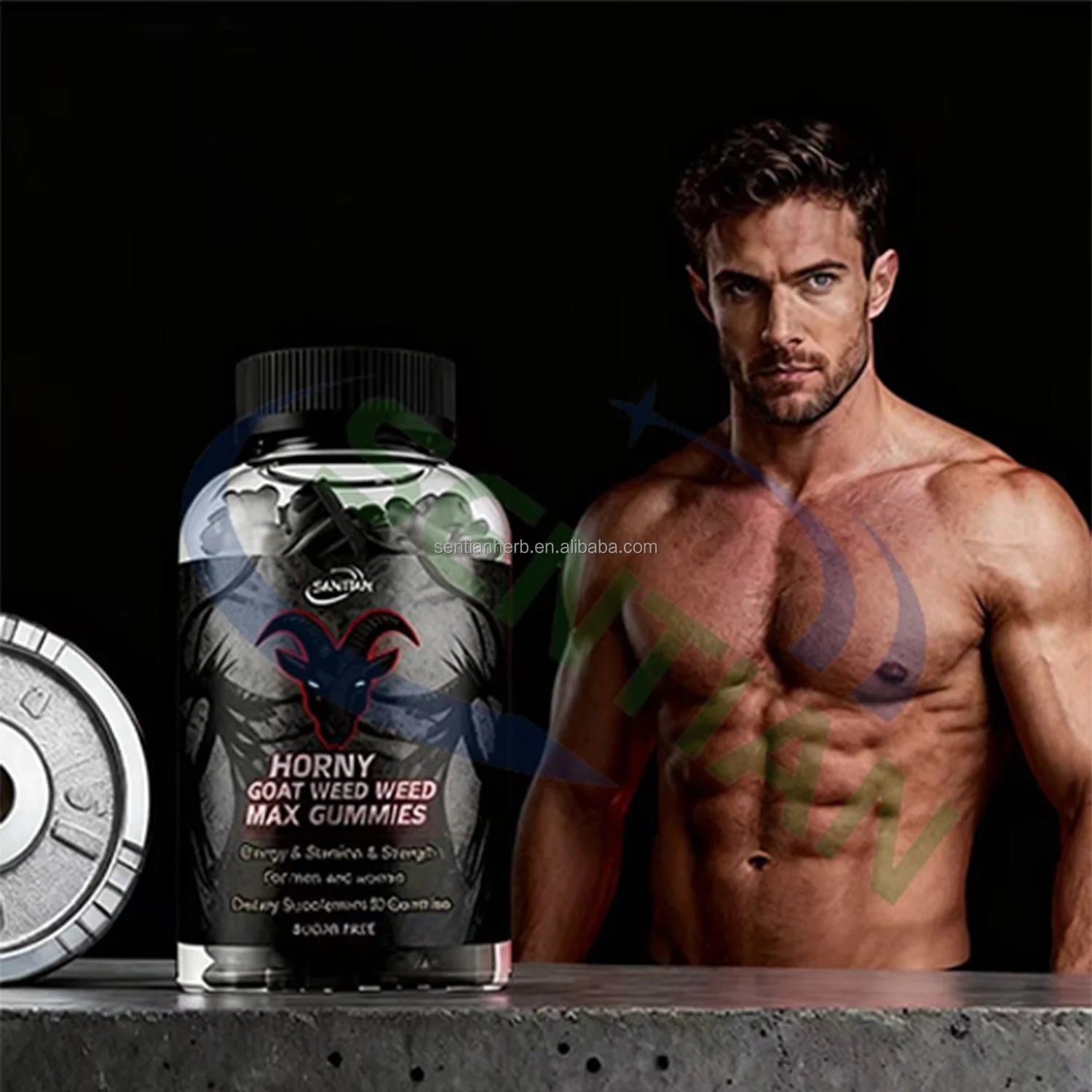 Natural Horny Goat Weed Epimedium Extract Gummies Icariin Enlargement Pills Horny Goat Weed Gummies