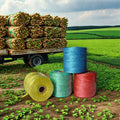 Polypropylene Tying Twine Bundling Twine for Pulling Loading Packing Weather Resistant High Tensile Strength White Cardboard Car