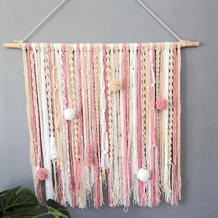 Hand Woven Tapestry Beautiful Unique Pattern Decorative Cotton Wall Hangings Home and Boho Decor Hom