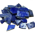 Raw Uncut Rough Natural Blue Lapis Flat Sheet Unpolished Material Stone on Sale