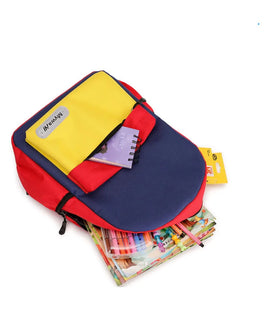 Custom Logo Fashion 600D Polyester Children Backpack Large Capacity Book Bag Zipper Waterproof Oxford for Small Kids School Use