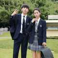 British Style Small Suits School Uniform JK Uniform Female Pleated Skirt Technical School Class Uniform