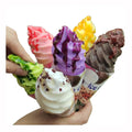 Simulation Ice Cream Model Chocolate Ice Cream Cone Cabinetry Outdoor Pose Decorative Toys