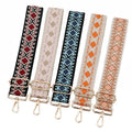 Meetee B-J2116 5cm*80-130cm Colorful DIY Bag Accessories Rhombus Shoulder Strap Crossbody Adjustable Replacement Bag Belt Strap