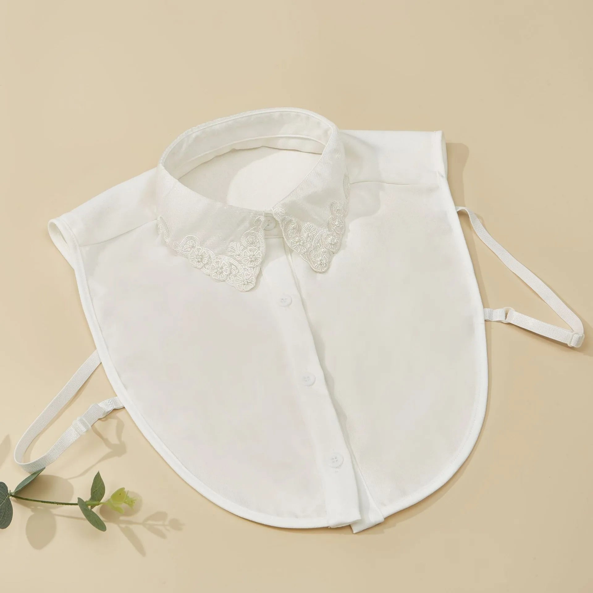 Elegant Detachable Shirt Collar Half Shirt Replacement Neckline Accessories for Women Dresses Fashion Style