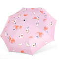 Wholesale Custom Fruit Printing Windproof Foldable Pocket Umbrella Automatic Folding Umbrella