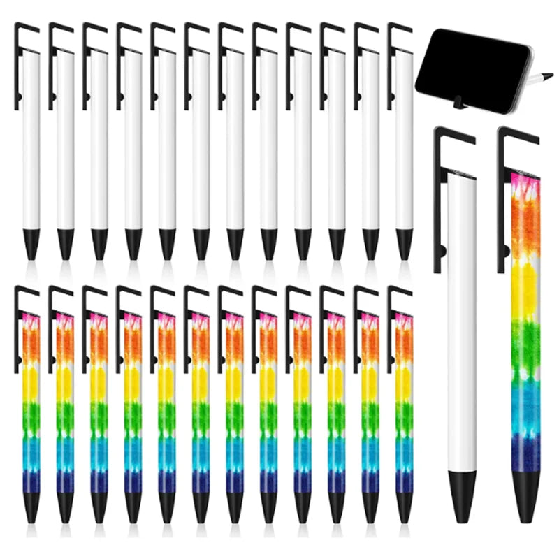 Sublimation Pen Blank School Supplies Shrink Wrap Sublimation Coated Aluminum Tube Printing Ballpoint Pen Office Supplies