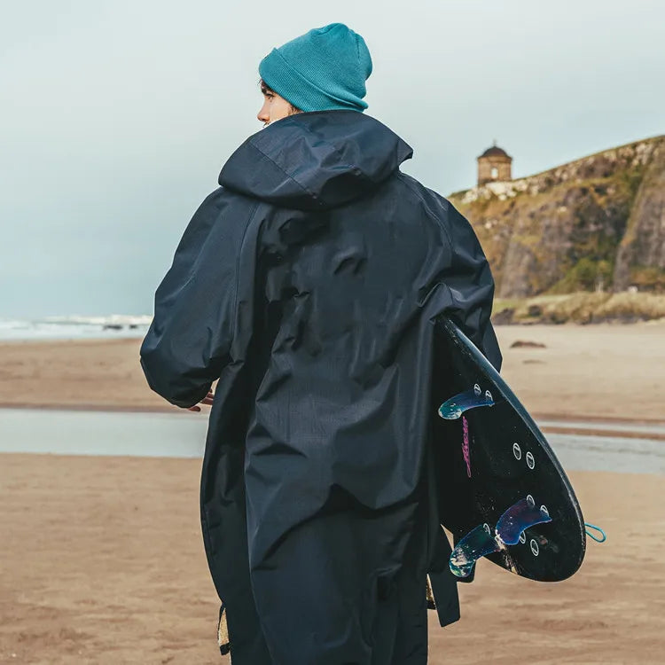 Custom Waterproof Windproof Swim Parka 70x110cm or Custom Changing Robe Keep Warm Waterproof Changing Robe