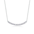 Luxury Jewelry 925 Sterling Silver Moissanite Necklace Adjustable Dainty Iced Out Bling Moissanite Necklaces Women Custom