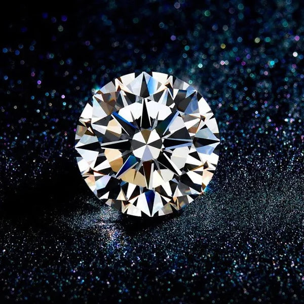 Wholesale 1 Carat D Color VVS Loose Moissanite Round Brilliant Cut Stone for Custom Wedding Rings and Fashion Jewelry Making