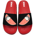 Customized Logo Made Womens Mens Indoor Outdoor Multi Color Sandals Slippers