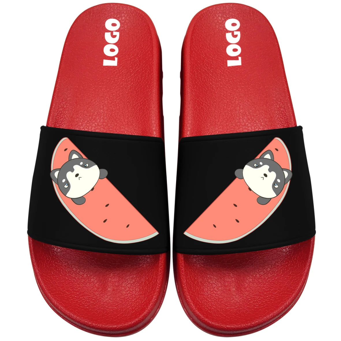 Customized Logo Made Womens Mens Indoor Outdoor Multi Color Sandals Slippers