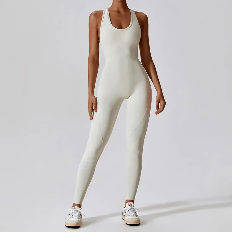 Women Fitness Sports Leggings Backless Jumpsuit Sportswear One Piece Yoga Women Jumpsuits