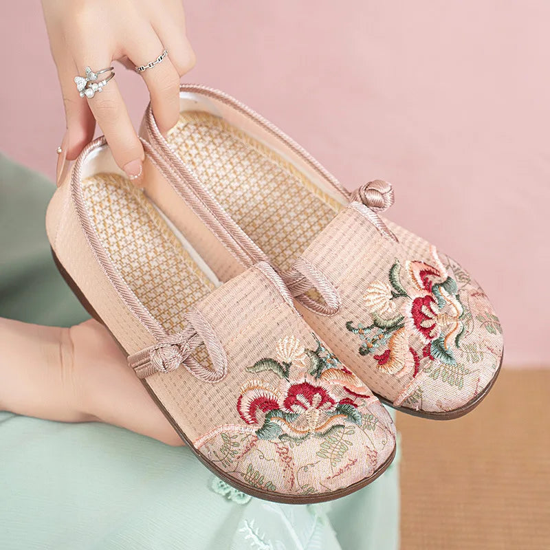 Customize Casual Women Injection Flat Canvas Shoes slip on