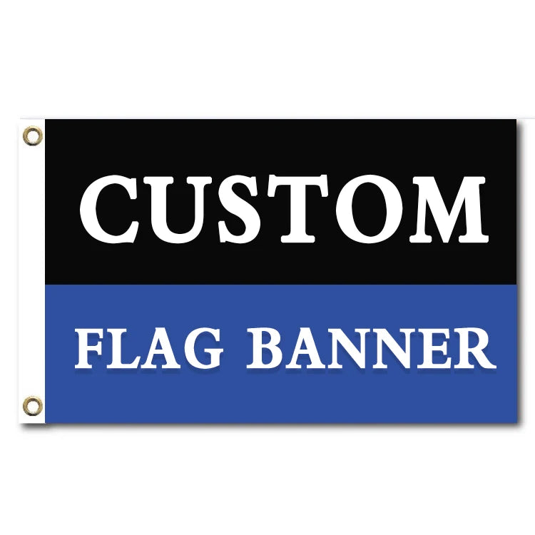Sunshine Custom Logo 3X5 Ft Double Single Sided Digital Printed Large Printer Banners Flags With Eyelet for Business