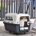 Pet Crate Durable  Heavy Duty Dog Cat Kennel  Airline Approved Carrier Travel Dog and Cat Crate for Large Dogs Indoor or Outdoor