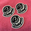 Fashion Shape 3D Raised logo Felt Embroidery Patchpromotional Iron on Felt Fabric Embroidery Label for Sleeve