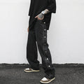 OEM  New Style  Pent Style Stock Dropshipping Men Button Jeans