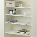 30 to 40 cm Adjustable Wall Mounted Kitchen Rack Expandable Kitchen Cabinet Shelf Tension Shelf Closet