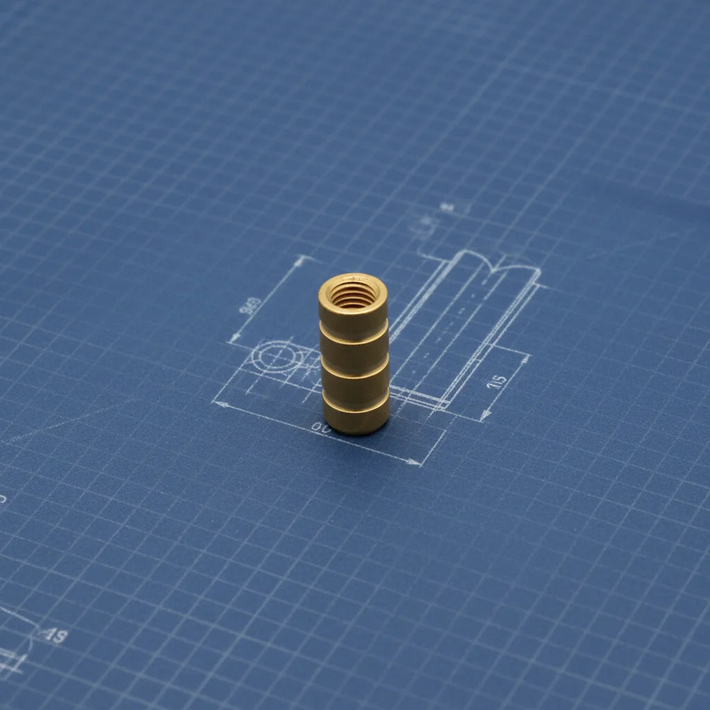 Custom-Made Copper Gas Waterjet Cutting Nozzle Various Sizes Made From Metal Steel Brass & Stainless CNC Machining Lathe Process