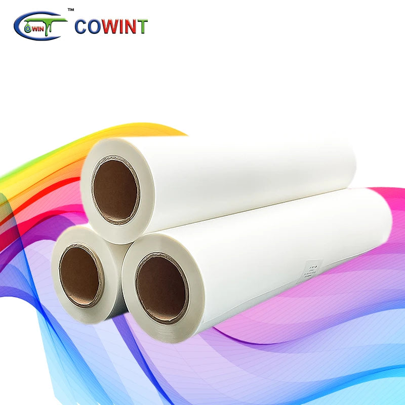 Cowint 60cm Printer High-Temperature 75u Double Matte DTF Hot Melt Powder Paper PET Film for Heat Transfer T-Shirt Printing DTF