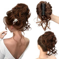 Wholesale Fashionable Elastic Hair Scrunchie Ponytail Claw Clips Hair Bun Accessories Donut Updo Ponytail Extension