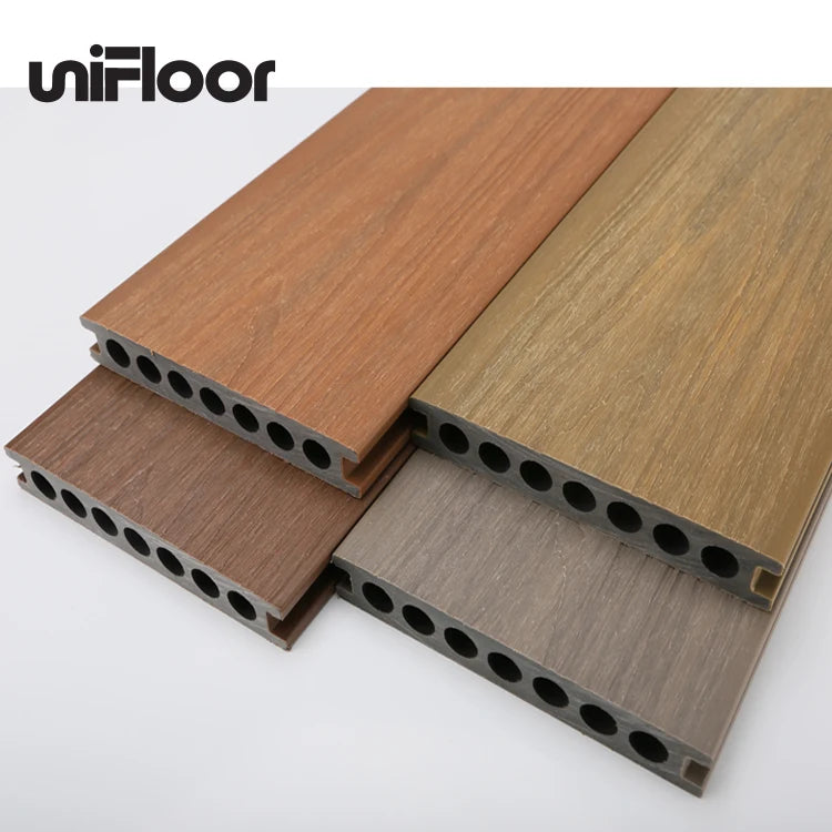 UNIFLOOR Co-extrusion Wood Plastic Composite Decking Outdoor Decking Flooring WPC Wood Composite Decking