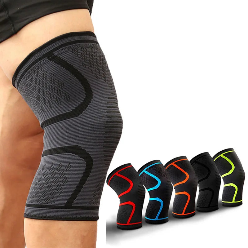 Best Selling Sports Protectors Breathable Nylon Spandex Running Knee Sleeve Support