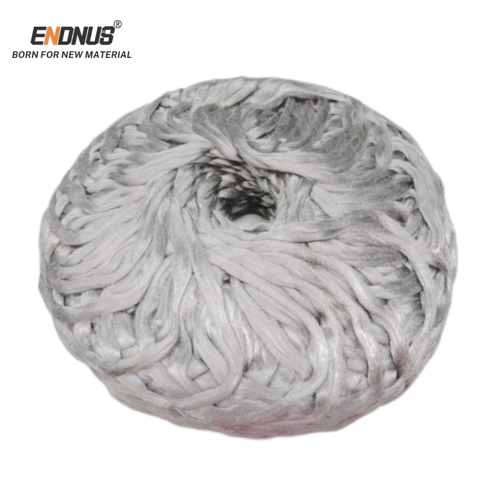 Spinable Feltable E-textiles 100% Stainless Steel Roving Creative Conductive Fiber