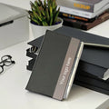 2026 New Design Promotional Portable Leather Cover Executive Pocket Notebook with Pen for Wholesale