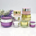 Ready to Ship 30g 1 oz Luxury Plastic Acrylic Eye Cream Container Cosmetics Skin Care Face Cream Jars With Lids