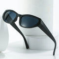 Fashion Women Female Men Vintage Rideing Eyewear Lady Y2k Silver Cycling Futuristic Custom Shades Sunglasses Logo