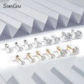 Starsgem Gold Earring Round 10k Gold Def Vvs Synthetic Diamond Martini Claw Setting Earring Lab Grown Diamond Stud Earrings