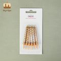 New Product Hot Sales Unbreakable Wholesale Customized Pure Paraffin Spiral Birthday Cake Candle Home New Year Ramadan